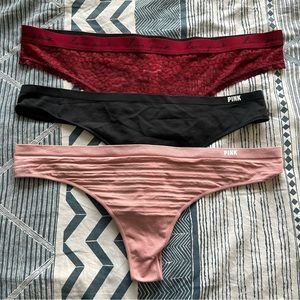 NWT XL Thong panties - Victorias Secret Pink